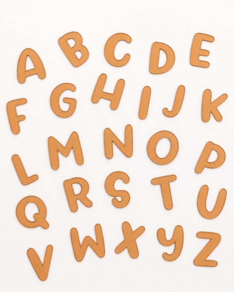 Chunky Bubble Letters | A-Z